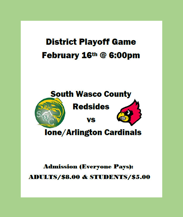 District Playoff Game Tonight!