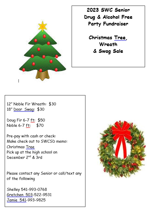 Christmas Tree, Wreath & Swag Sale